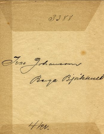 Ivar Johansson Berga Björkhult
Nyckelord: Johansson Björkhult
