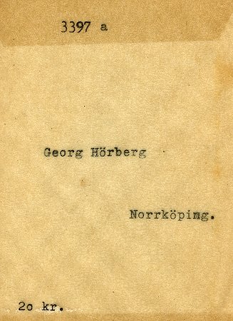 Georg Högberg  Norrköping
Nyckelord: Högberg Norrköping