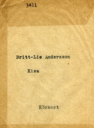 Britt-Lis Andersson Kisa
Nyckelord: Andersson Kisa