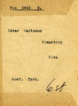 Ingvar Carlsson Vimantorp Kisa
Ingvar Carlsson Vimantorp Kisa
Nyckelord: Ingvar Carlsson