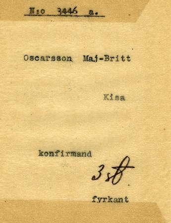 Maj-Britt Oscarsson Kisa
Nyckelord: Oscarsson Kisa