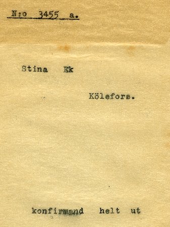 Stina Ek Kölefors
Nyckelord: Ek Kölefors