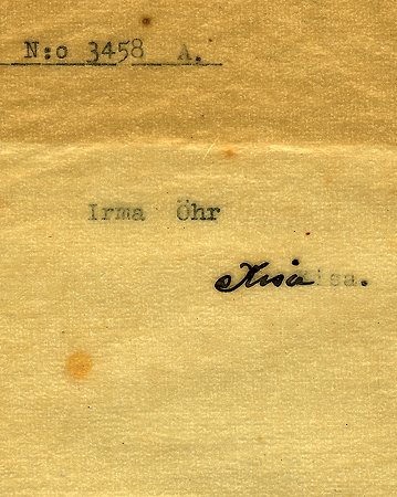 Irma Öhr Kisa
Nyckelord: Öhr Kisa