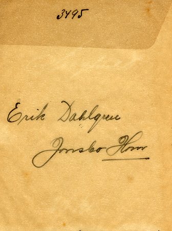 Erik Dahlgren Jonsbo Horn
Nyckelord: Dahlgren Horn