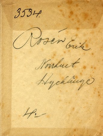 Erik Rosén Norrhult Hycklinge
Nyckelord: Rosén Hycklinge