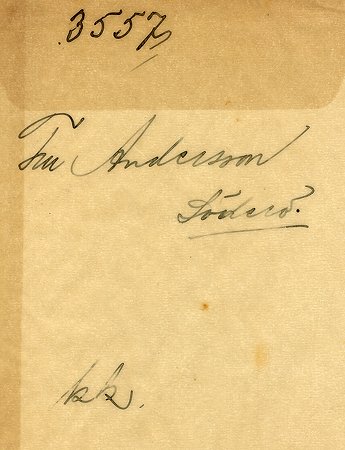 Fru Andersson Söderö
Nyckelord: Andersson Söderö