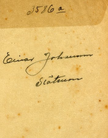Einar Johansson Slätmon
Nyckelord: Johansson Slätmon