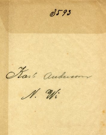 Karl Andersson Norra Vi
Nyckelord: Andersson Norra Vi