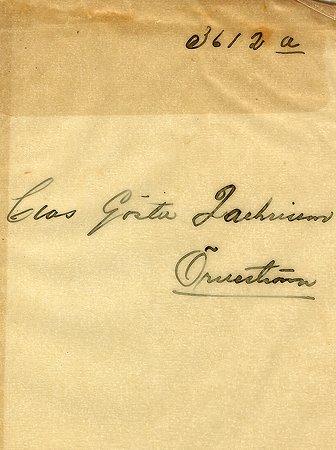 Clas Gösta Zackrisson Örneström
Nyckelord: Zackrisson Örneström