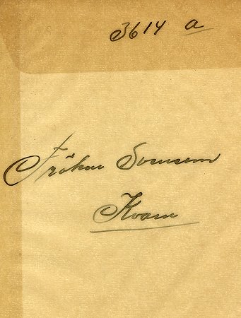 Fröken Svensson Kvarn
Nyckelord: Svensson Kvarn