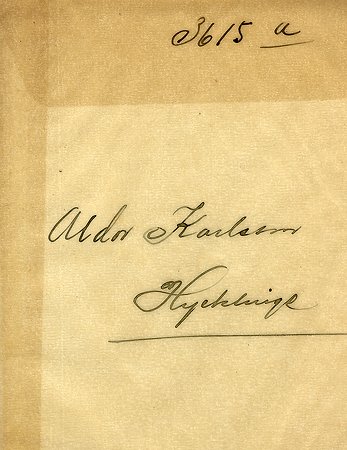 Aldor Karlsson Hycklinge
Nyckelord: Karlsson Hycklinge