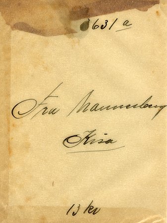 Fru Mannerberg Kisa
Nyckelord: Mannerberg Kisa