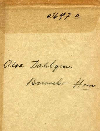 Alva Dahlgren Brunebo Horn
Nyckelord: Dahlgren Horn