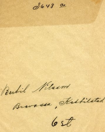 Bertil Nilsson Brevassa Kättilstad
Nyckelord: Nilsson Kättilstad