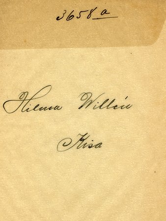 Hilma Wilén Kisa
Nyckelord: Wilén Kisa