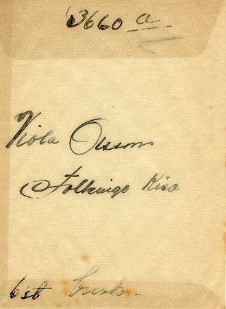 Viola Olsson Folkinge Kisa
Nyckelord: Olsson Kisa