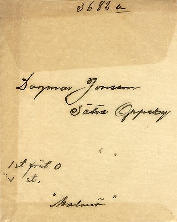 Dagmar Jonsson Sätra Oppeby
Nyckelord: Jonsson Oppeby