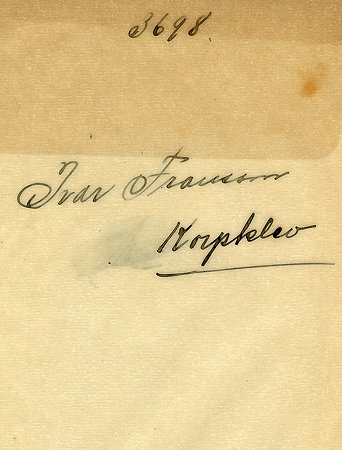 Ivan Fransson Korpklev
Nyckelord: Fransson Korpklev