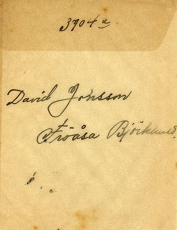 David Jonsson Fröåsa Björkhult
Nyckelord: Jonsson Björkhult