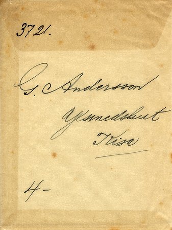 G Andersson Yxsmedhult Kisa
Nyckelord: Andersson Kisa