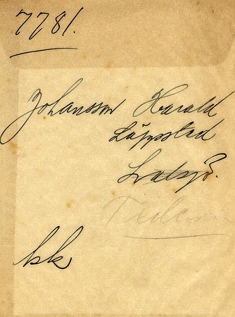 Harald Johansson Läppstad Svalsjö
Nyckelord: Johansson Svalsjö