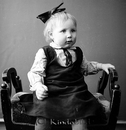 Gunvor Sandelius Kölefors
raja
Liten flicka klädd i klänning och med en rosett i håret

Nyckelord: Sandelius Kölefors