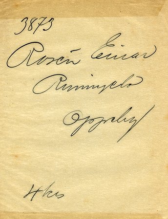 Einar Rosén Rumnebo Oppeby
Nyckelord: Rosén Oppeby