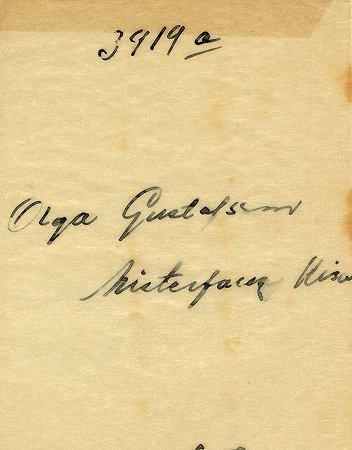 Olga Gustafsson Misterfall Kisa
Nyckelord: Gustafsson Kisa