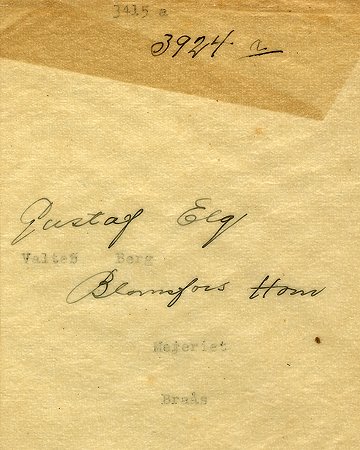 Gustaf Elg Blomfors Horn
Nyckelord: Elg Horn