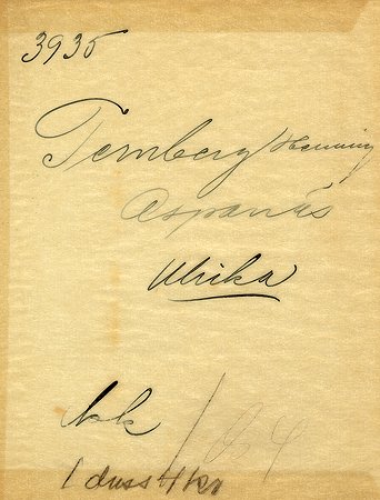Henning Ternberg Aspanäs Ulrika
Nyckelord: Henning Ternberg