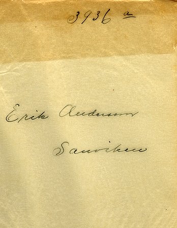 Erik Andersson Sandviken Kisa
Nyckelord: Andersson Kisa