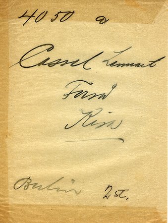 Lennart Cassel Forså Kisa
Nyckelord: Cassel Kisa
