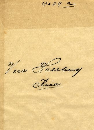 Vera Hallberg Kisa
Nyckelord: Hallberg Kisa