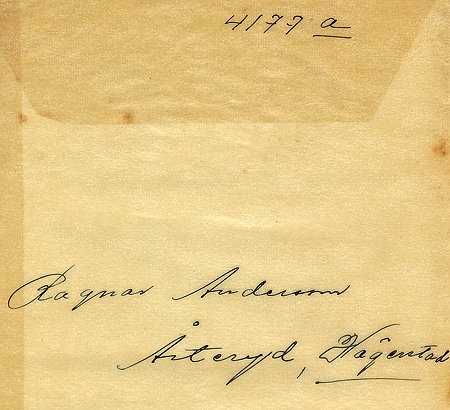 Ragnar Andersson Årteryd Hägerstad
Nyckelord: Andersson Hägerstad