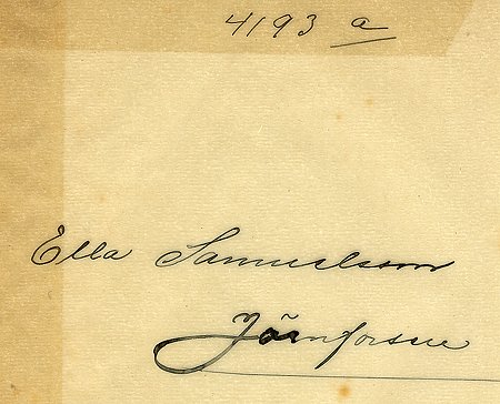 Ella Samuelsson Järnforsen
Nyckelord: Samuelsson Järnforsen