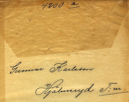 Gunnar Kindén Hjälmseryd Tidersrum
Nyckelord: Kindén Tidersrum
