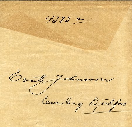 Evert Johnsson Eveborg Björkfors
Nyckelord: Johnsson Björkfors