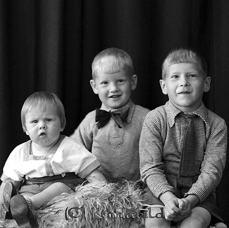 Sally Zackrisson Örneström
raja
Syskonskara

raja
Fr vänster Kurt född 1935, Arne född 1932 och Börje född 1929, barn till David Hjalmar Zackrisson och Sally född Cassel 1905 i Malexander.
 Källa: Folkräkning 1940 och Studiegruppen hembygdsgården 
Nyckelord: Zackrisson Örneström