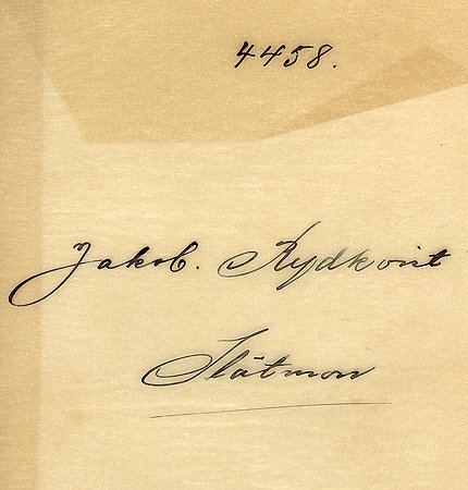 Jakob Rydkvist Slätmon
Nyckelord: Rydkvist Slätmon
