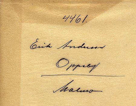 Erik Andersson Oppeby
Nyckelord: Andersson Oppeby