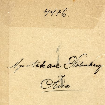 Apotekare Holmberg Kisa
Nyckelord: Holmberg Kisa