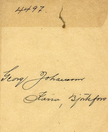 Georg Johansson Kärra Björkfors
Nyckelord: Johansson Björkfors