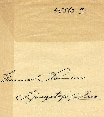 Gunnar Hansson Ljungstorp Kisa
Nyckelord: Gunnar Hansson