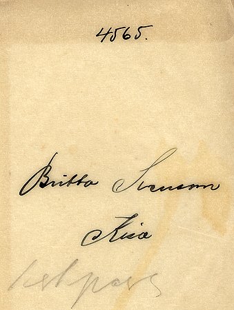Britta Svensson Kisa
Nyckelord: Svensson Kisa