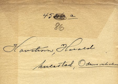 Harald Havström Mulestad Odensviholm
Nyckelord: Havström Odensviholm