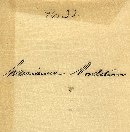 Marianne Nordström
Nyckelord: Nordström Kisa