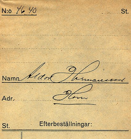Aldor Hermansson Horn
Nyckelord: Hermansson Horn