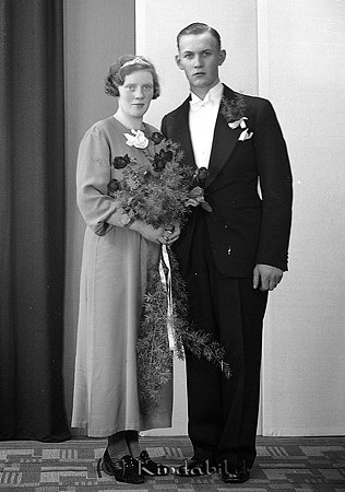Karl Patriksson Hycklinge
raja 
Brudpar                       
Nyckelord: Patriksson Hycklinge