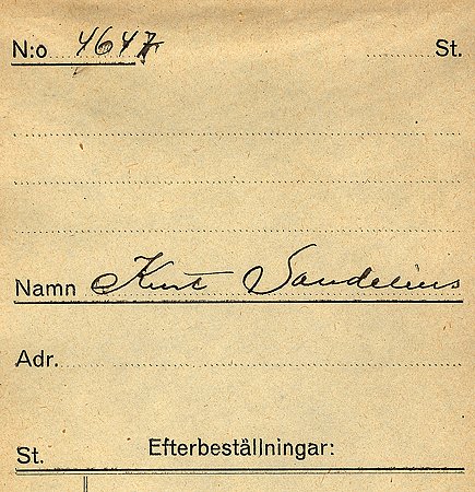 Kurt Sandelius
Nyckelord: Sandelius Kisa