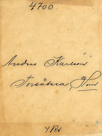 Anders Karlsson Torsåkra Horn
Nyckelord: Karlsson Horn